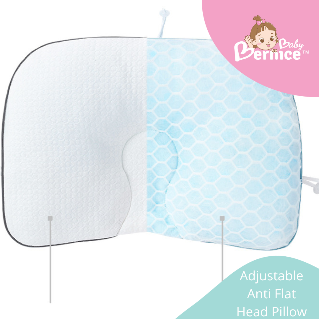 Adjustable Infant Anti Flat Head DrawString Pillow