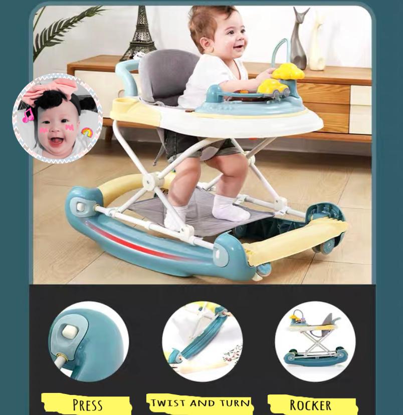 Baby rocker walker online