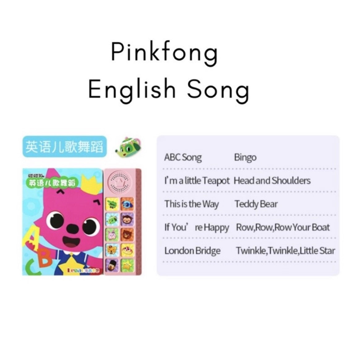 📚 Original Pinkfong Music Book ! Popular Children Songs and Lullabies