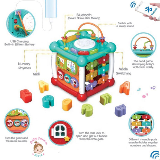 Rechargeable Bluetooth Educational Activity Cube