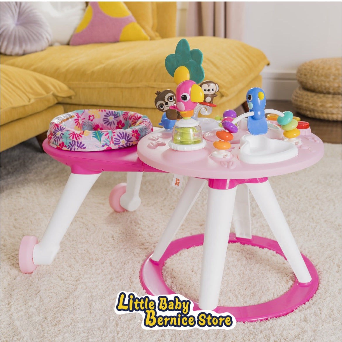 Bright Starts Around We Go 2-in-1 Walk-Around Activity Center & Table