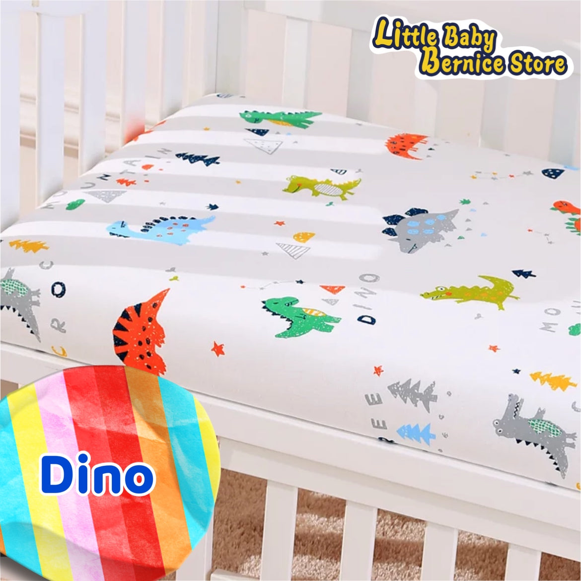 [INSTOCK] Hypoallergenic Cotton Baby Mattress Cover