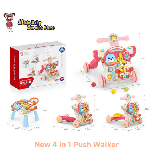 New 4-in-1 Walker and Activity Table!