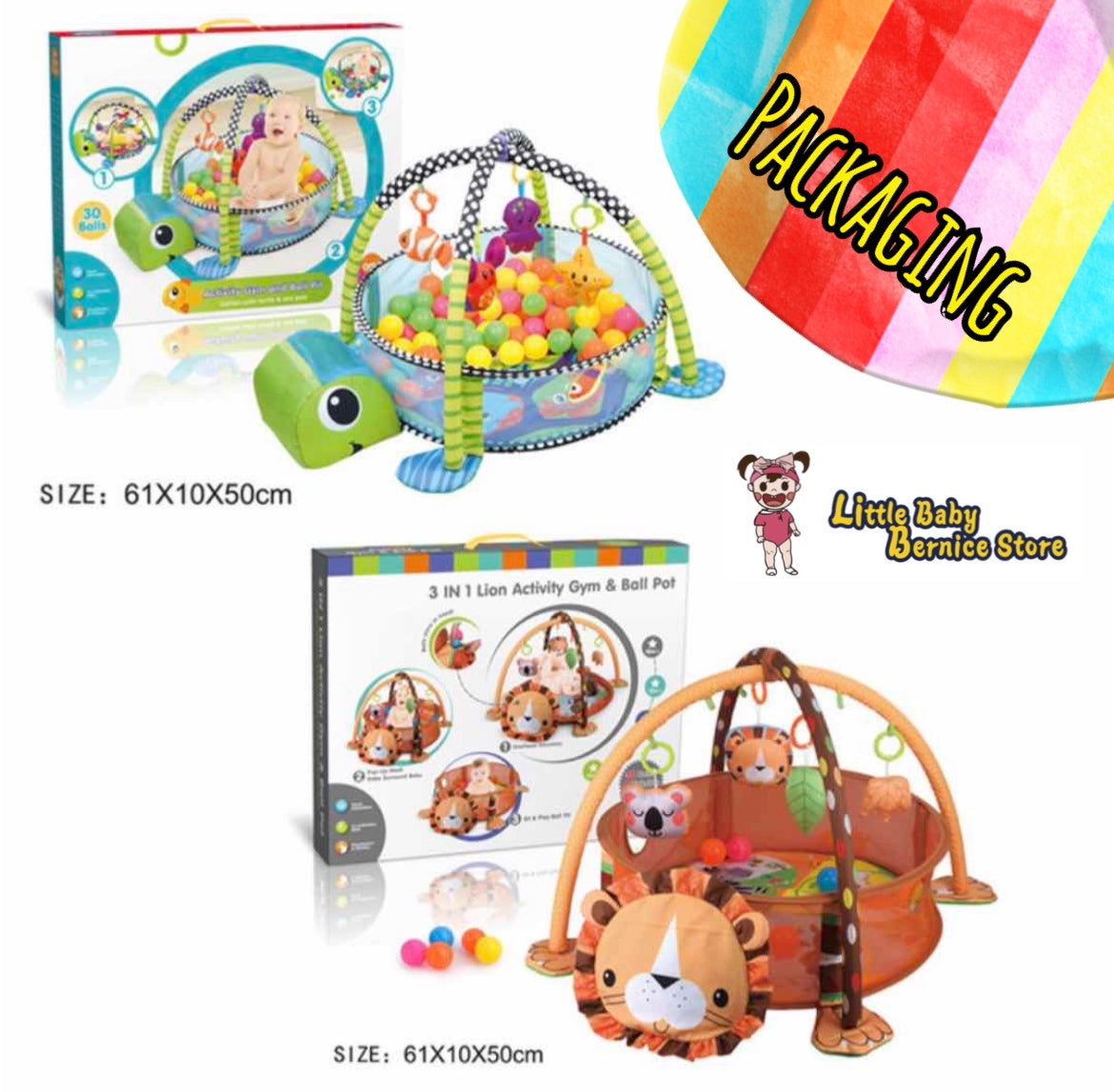 3 in 1 Baby Activity Gym and Activity Ball Pit