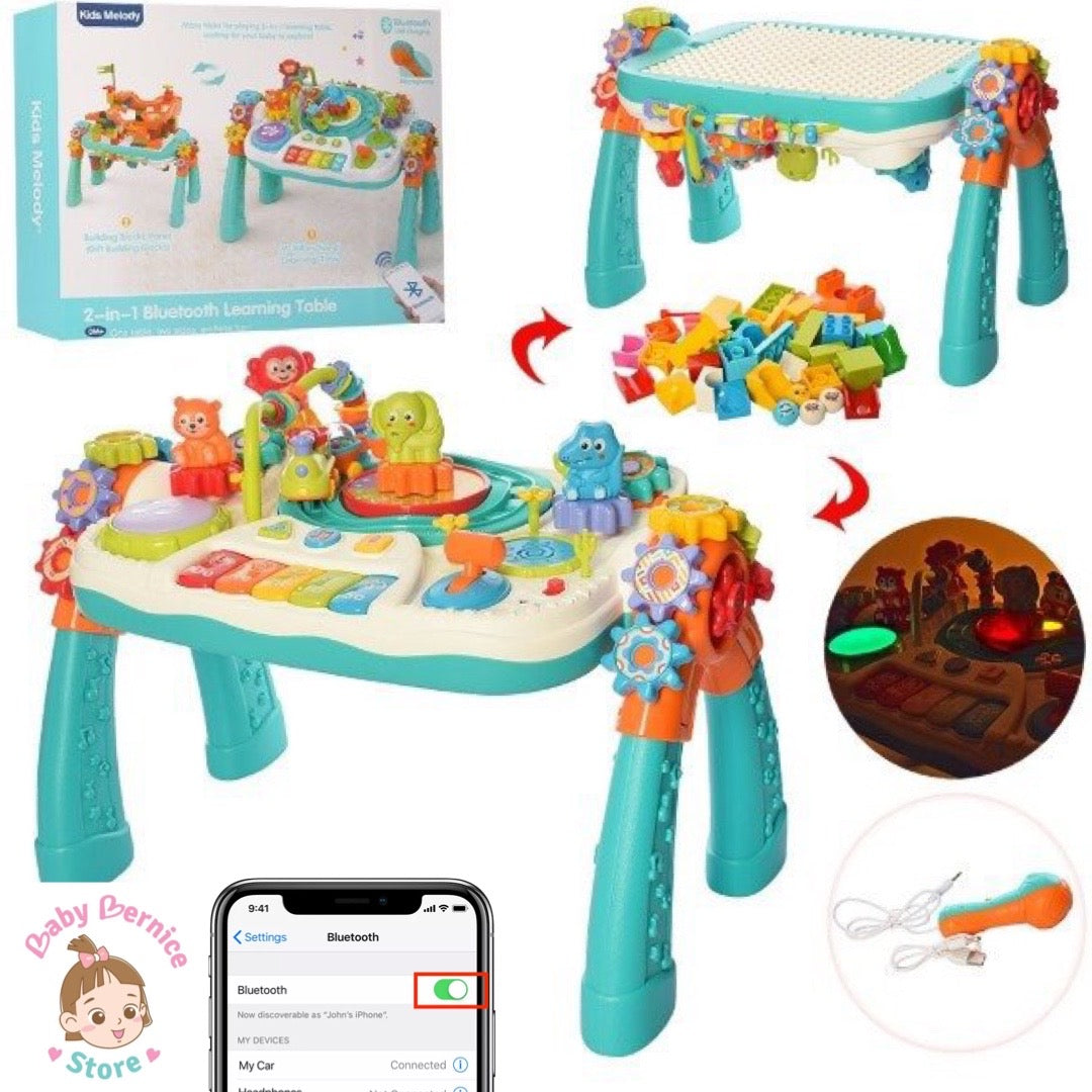 Bluetooth 2-in-1 Learning and Play Table