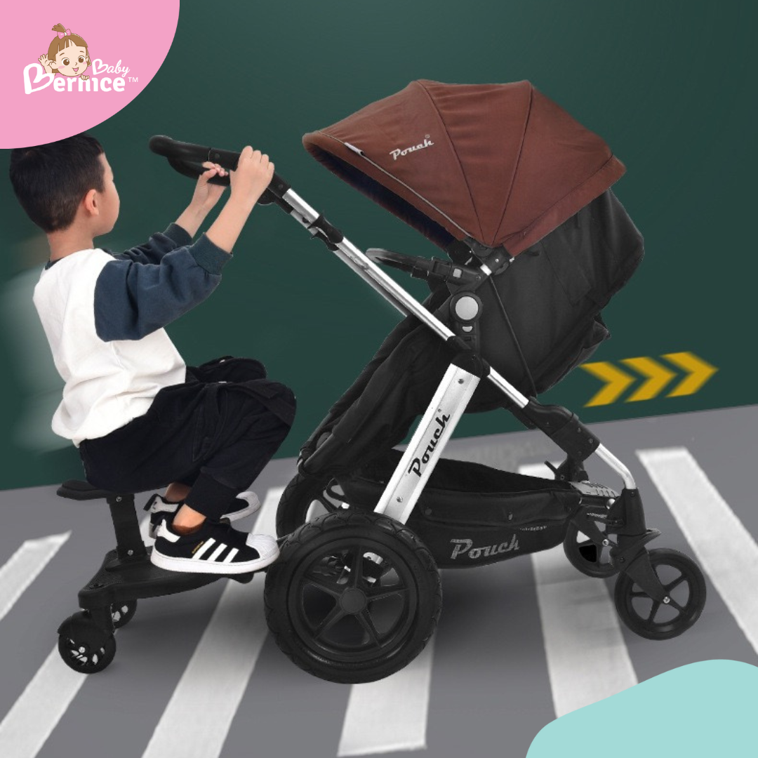 Pram cheap standing platform