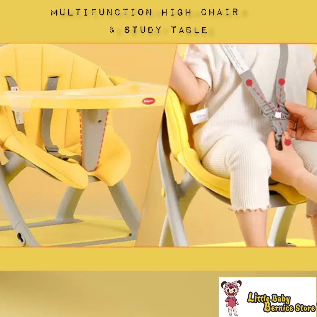 5 in 1 Multifunction Baby High Chair and Study Table