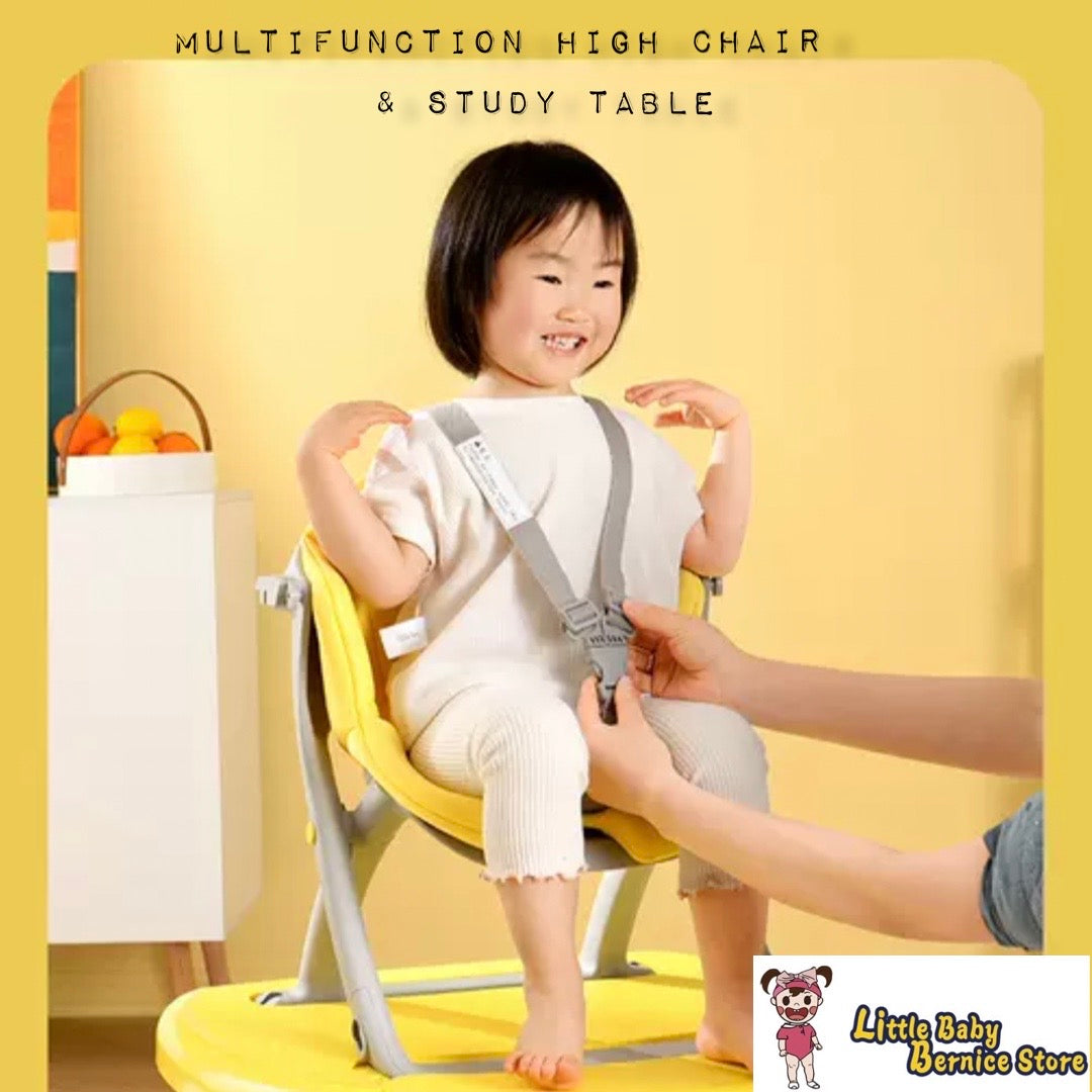 5 in 1 Multifunction Baby High Chair and Study Table