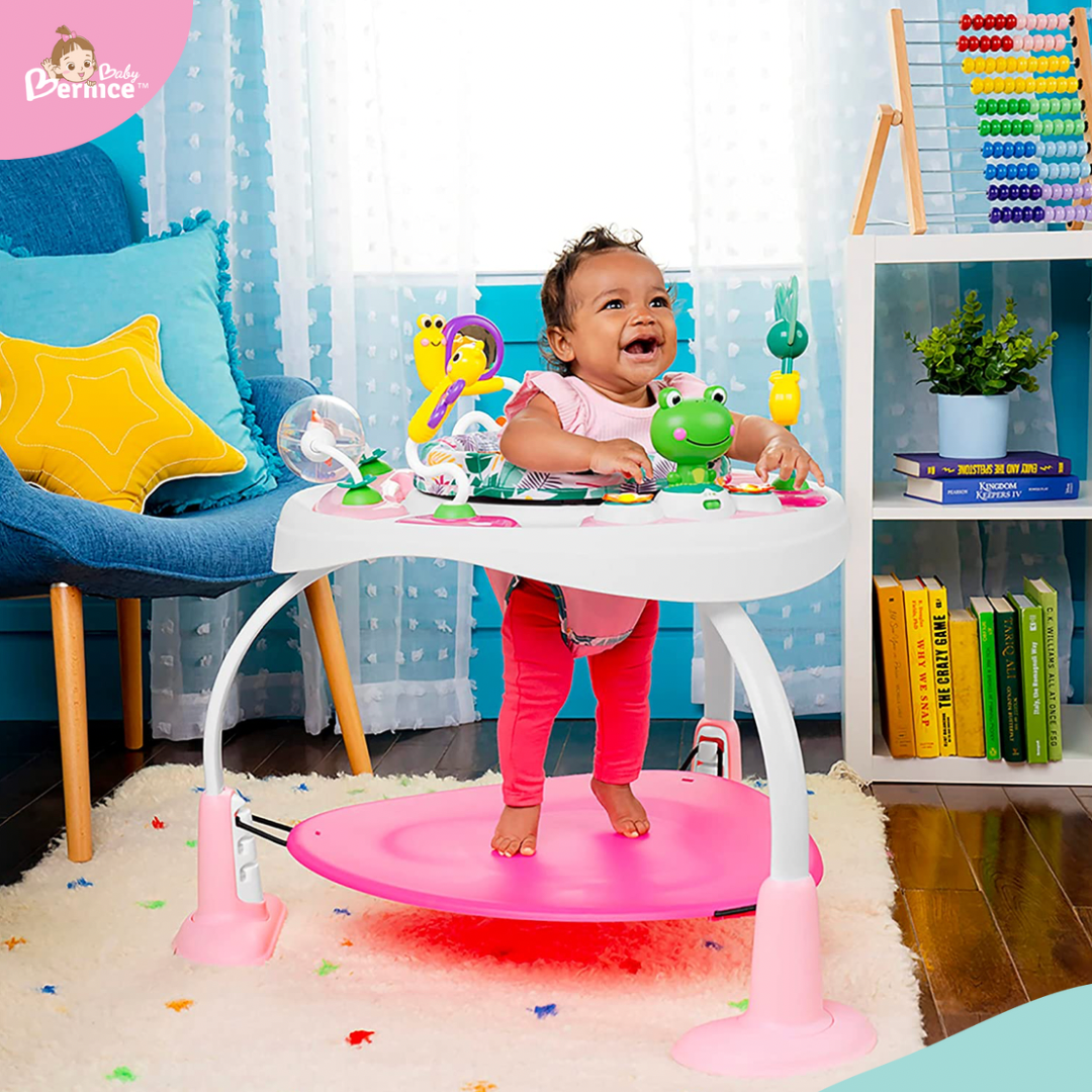 Bright Starts Bounce Bounce Baby 2-in-1 Activity Center Jumper & Table