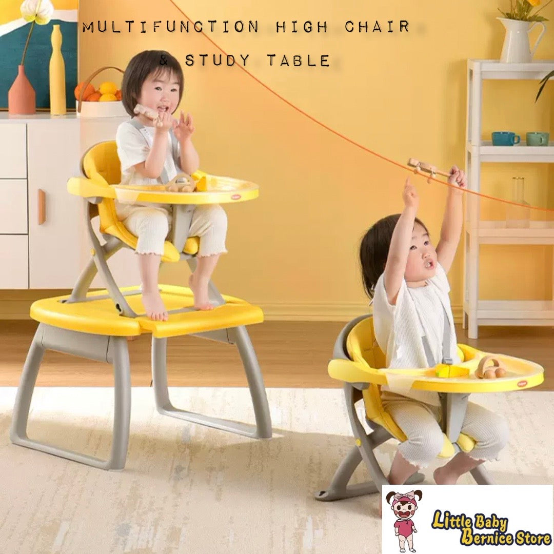 5 in 1 Multifunction Baby High Chair and Study Table