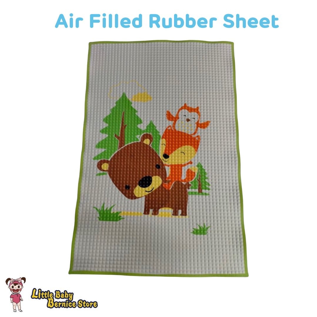 Air filled rubber sheet