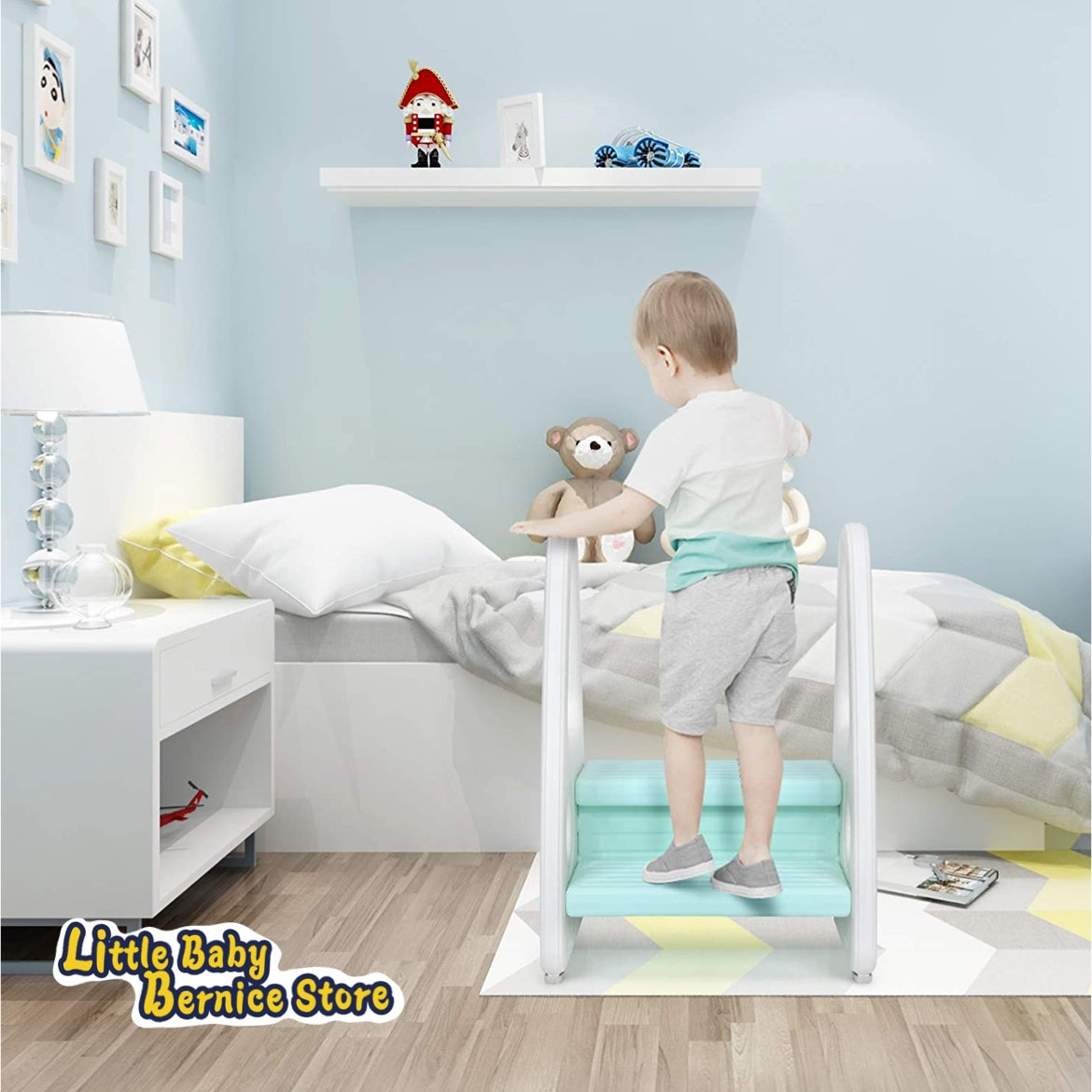 Kids Step Stool with Safety Handle