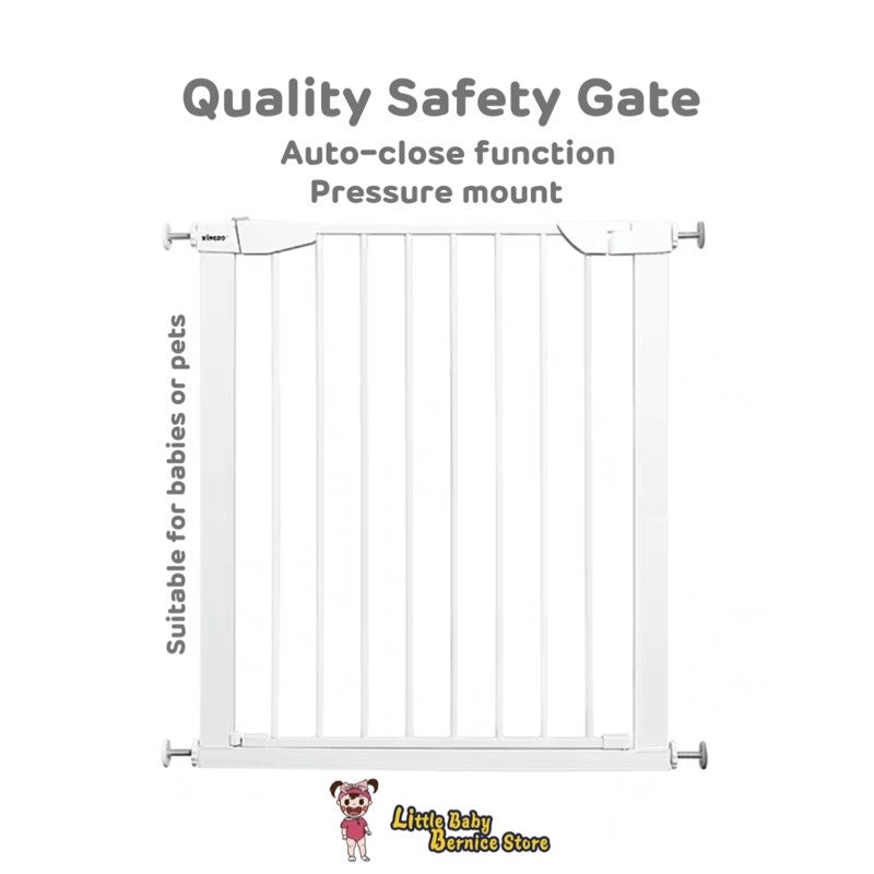 White Metal Baby Safety Gate / Pets Safety Gate