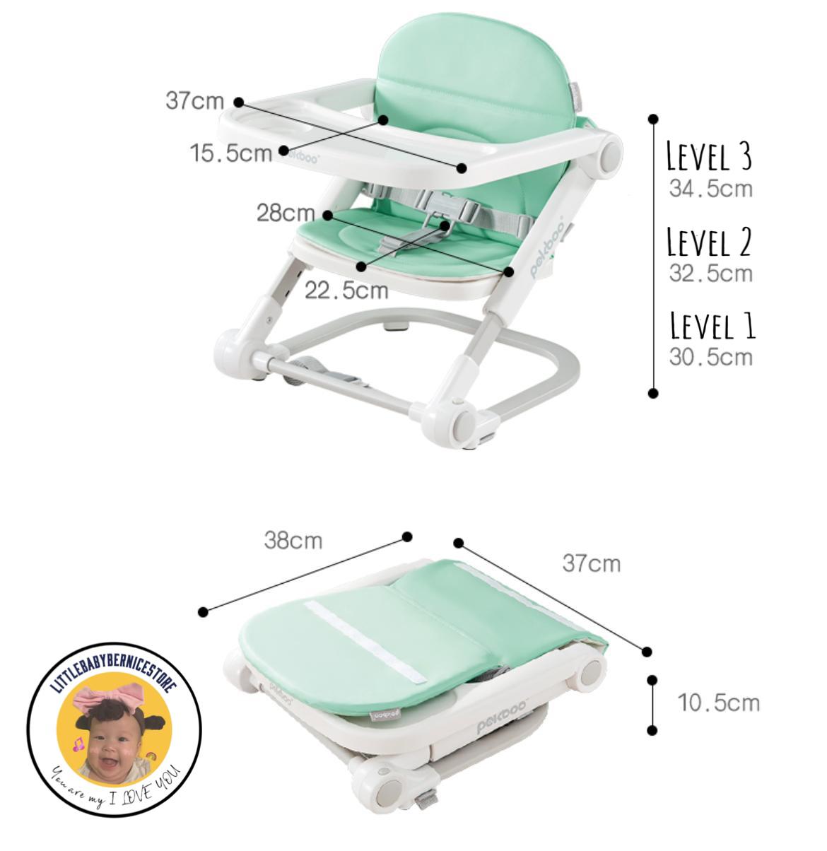 Pekboo Portable Dining Chair Baby Booster Seat