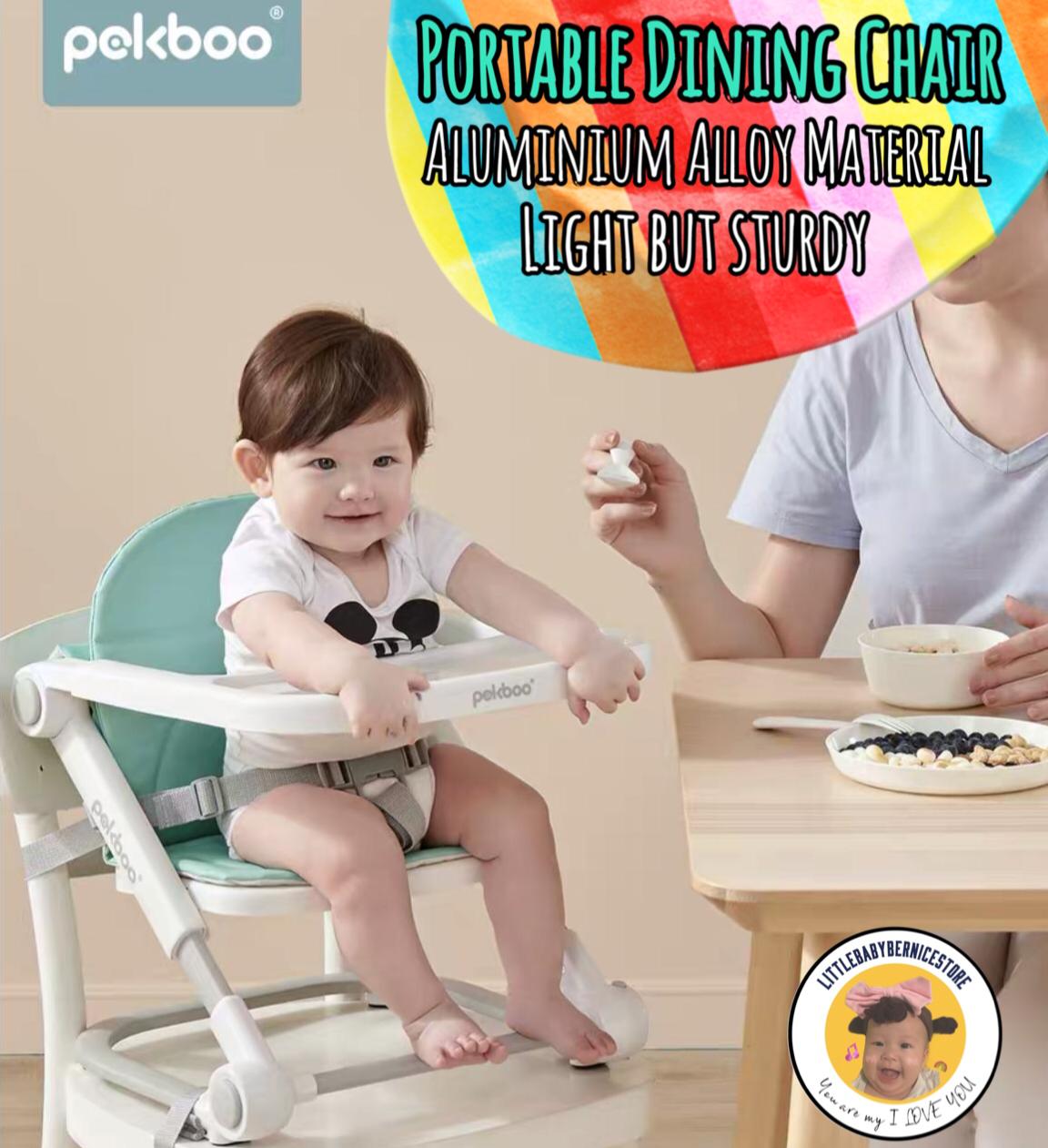 Pekboo Portable Dining Chair Baby Booster Seat