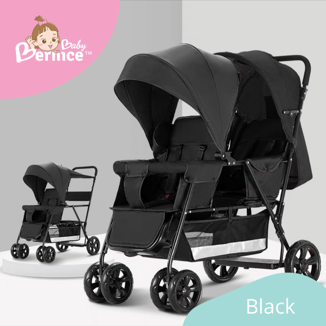 [SG INSTOCK] Reclinable Twin Stroller