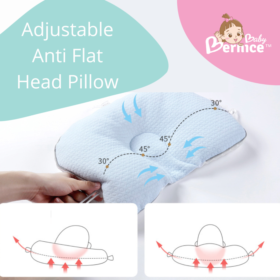 Adjustable Infant Anti Flat Head DrawString Pillow