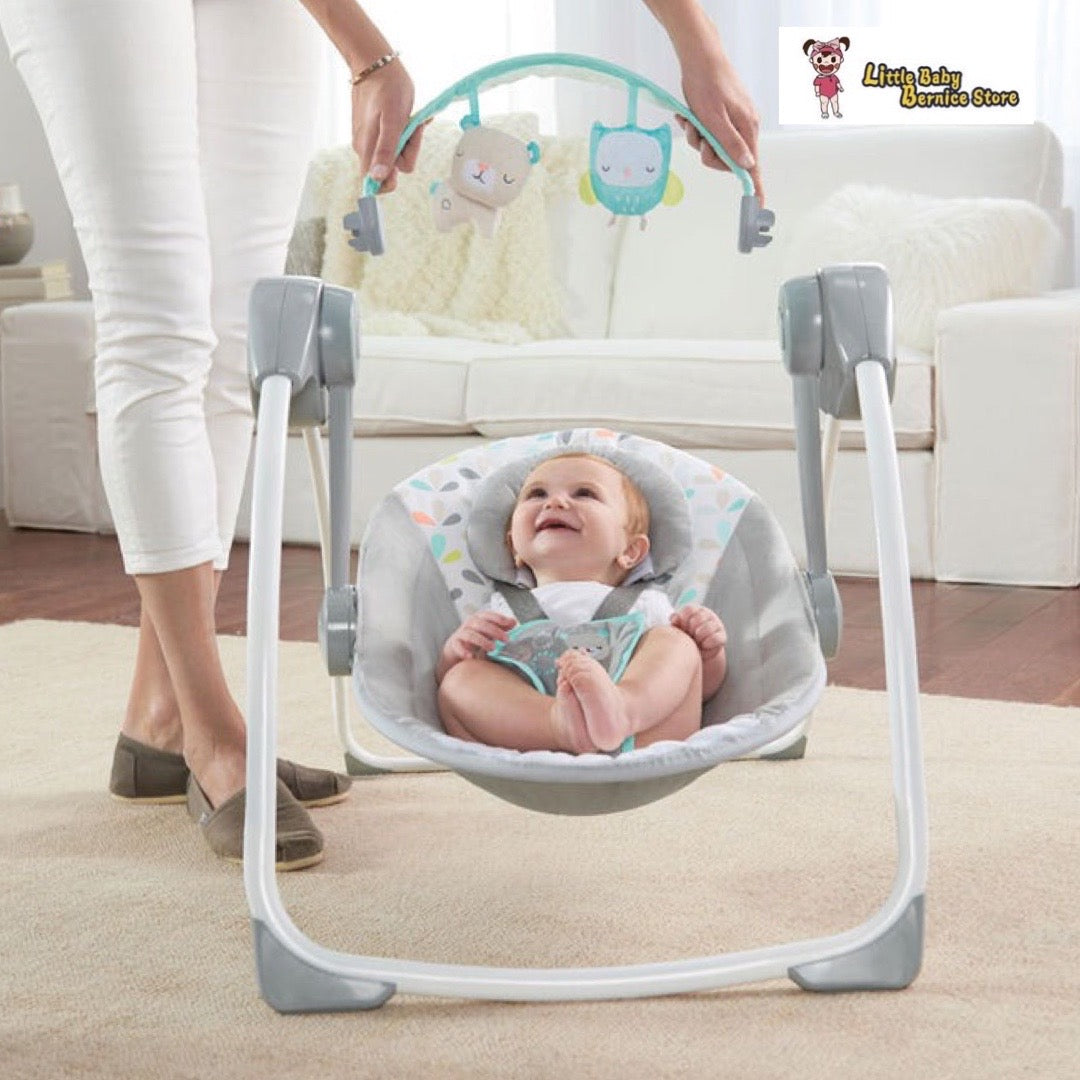 Ingenuity™ Fanciful Forest Comfort 2 Go Portable Swing in Grey