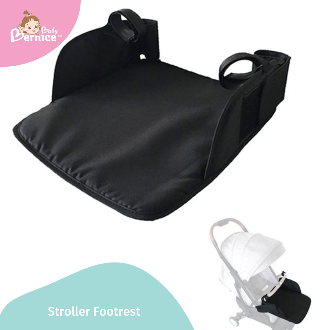 Stroller footrest extension