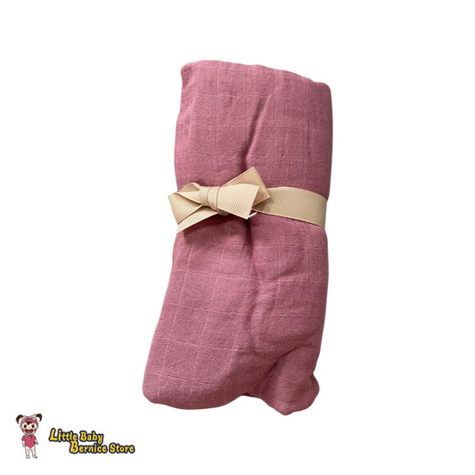 Minimalist Plain Muslin Swaddle