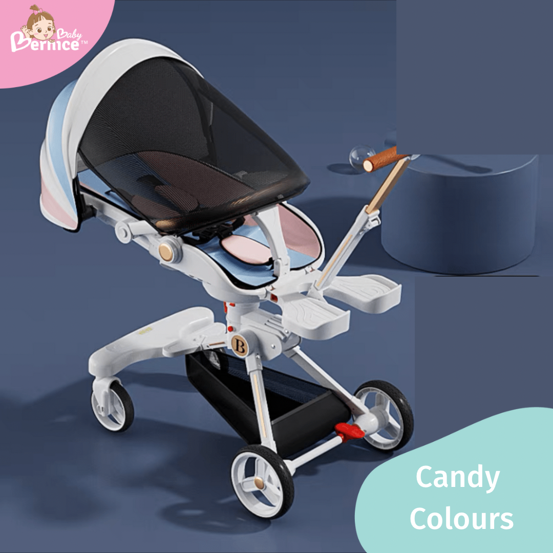 Reclinable Dual Facing Travel Stroller