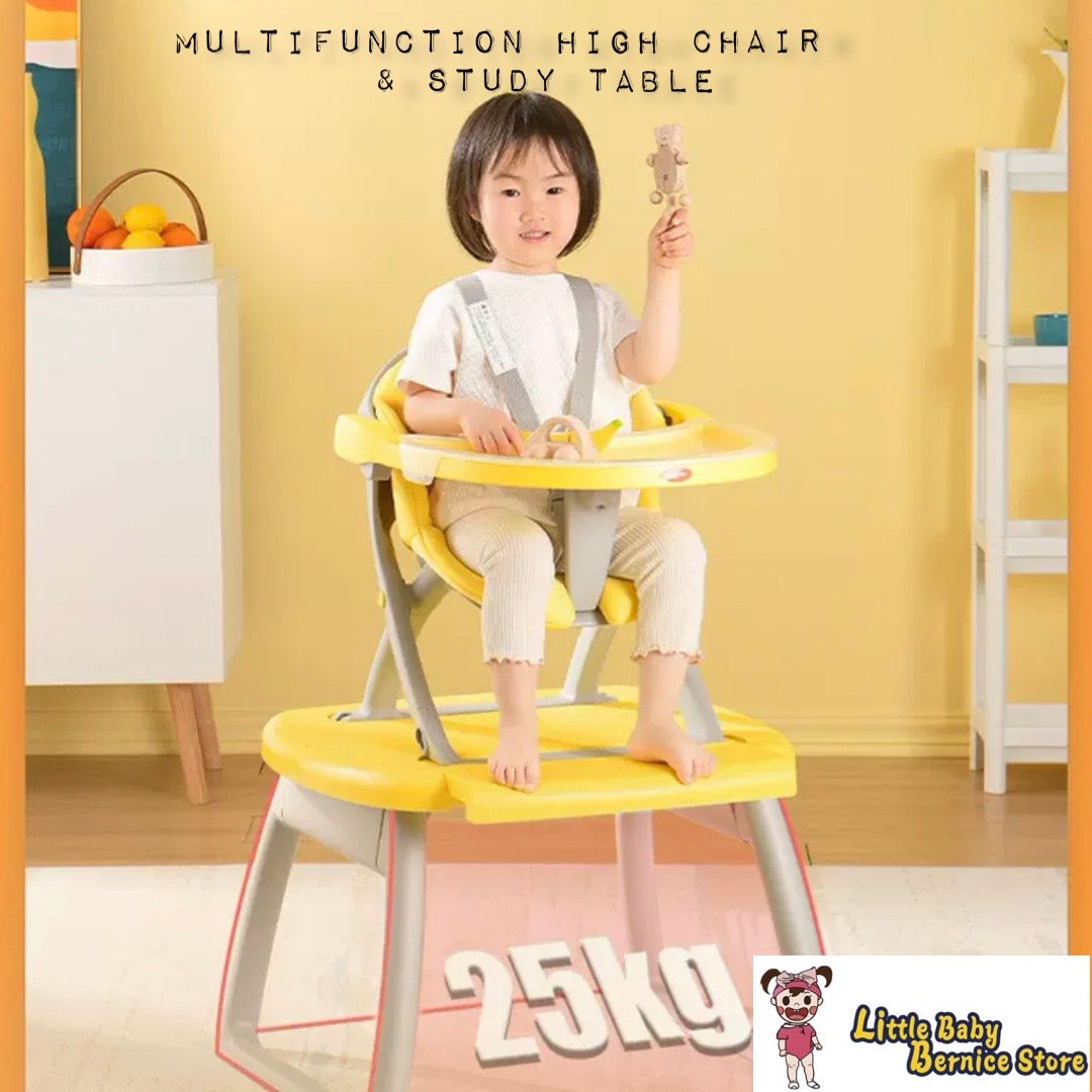 5 in 1 Multifunction Baby High Chair and Study Table