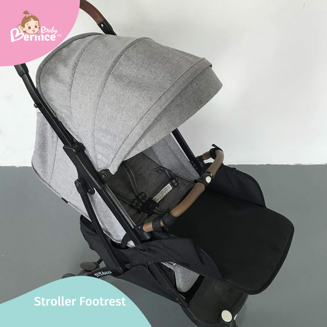 Stroller footrest extension