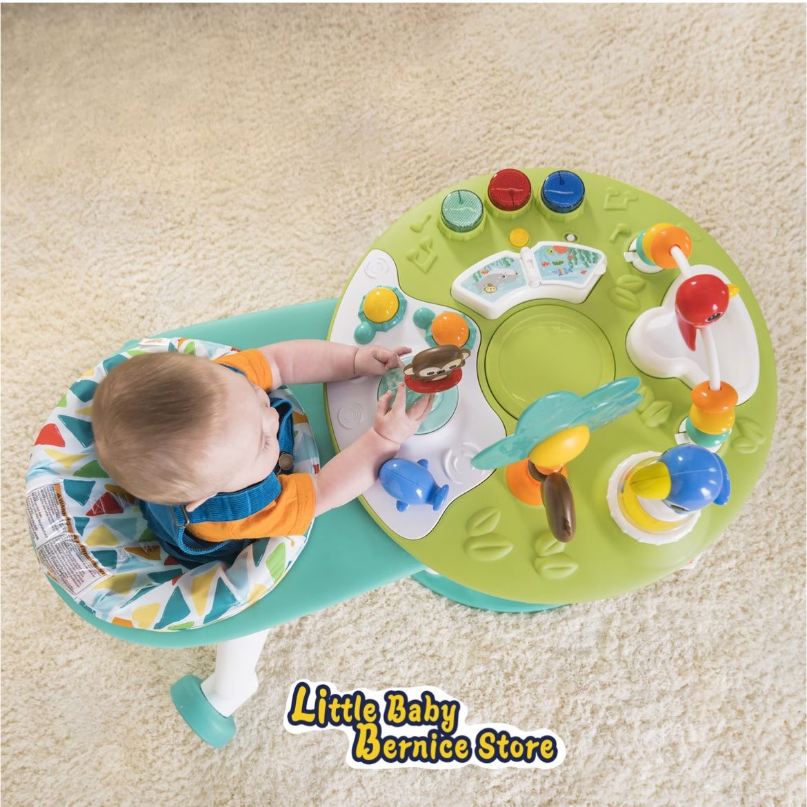 Bright Starts Around We Go 2-in-1 Walk-Around Activity Center & Table