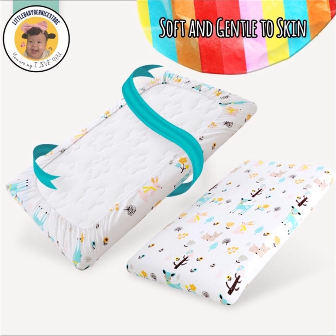 [INSTOCK] Hypoallergenic Cotton Baby Mattress Cover