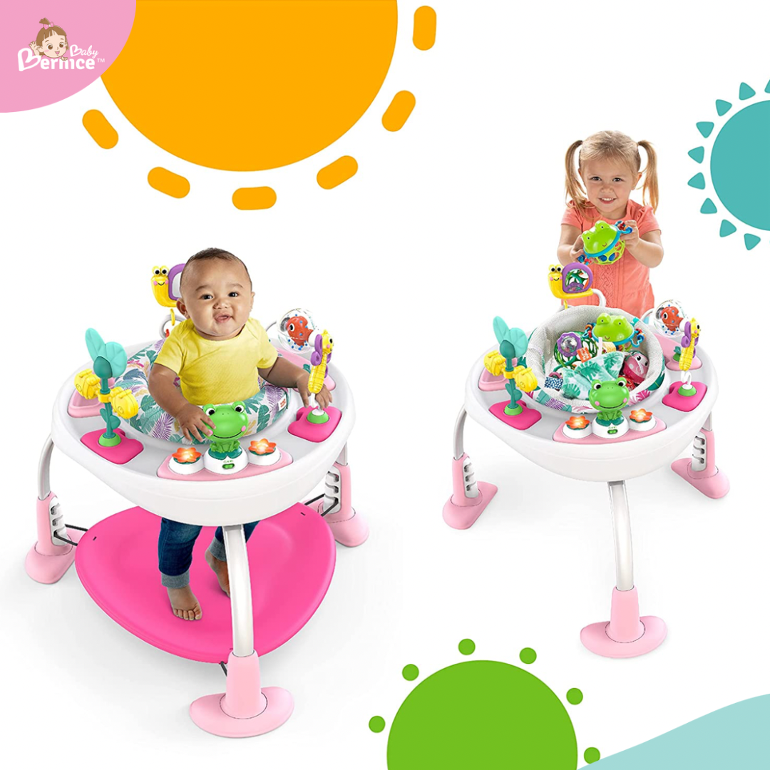 Bright Starts Bounce Bounce Baby 2-in-1 Activity Center Jumper & Table