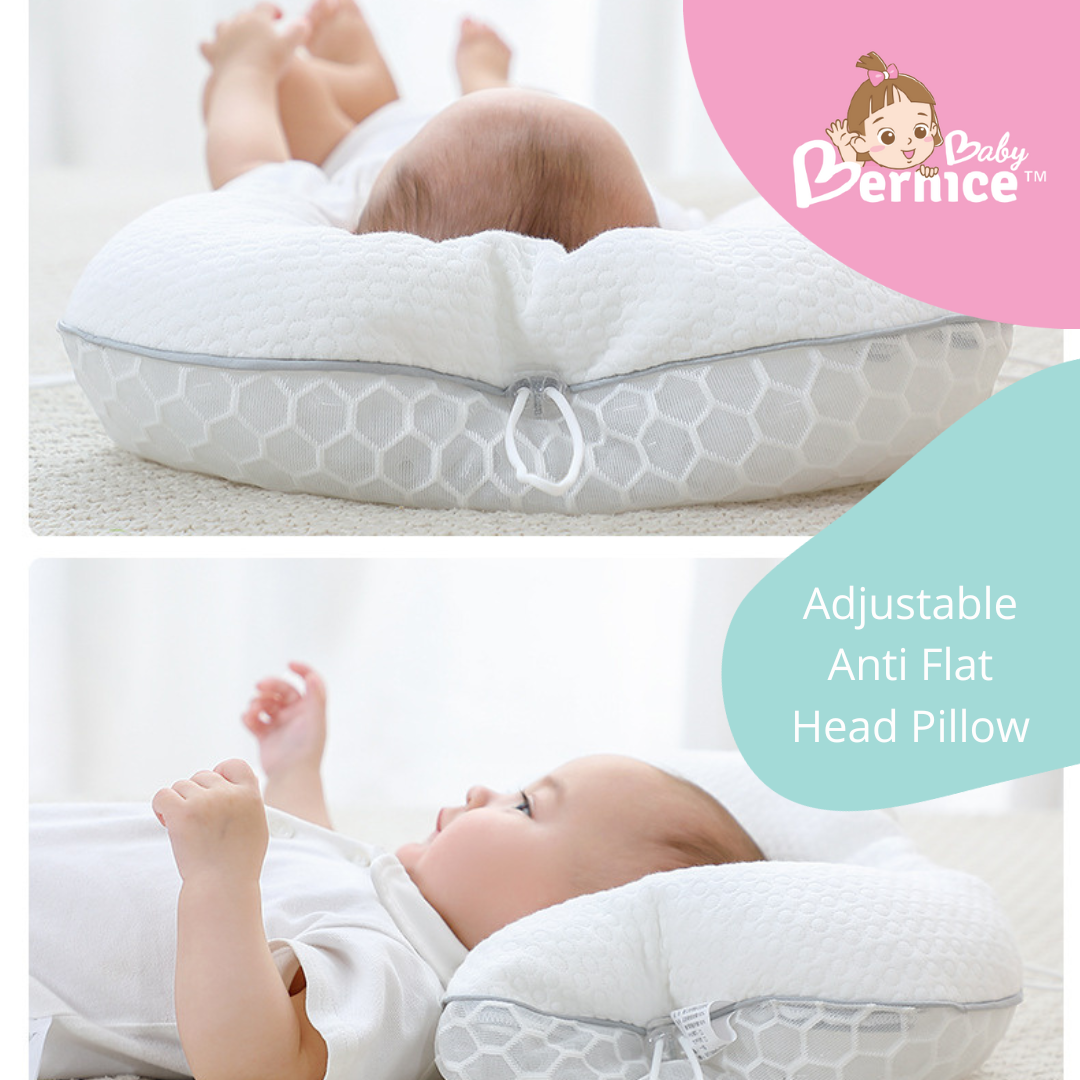 Adjustable Infant Anti Flat Head DrawString Pillow