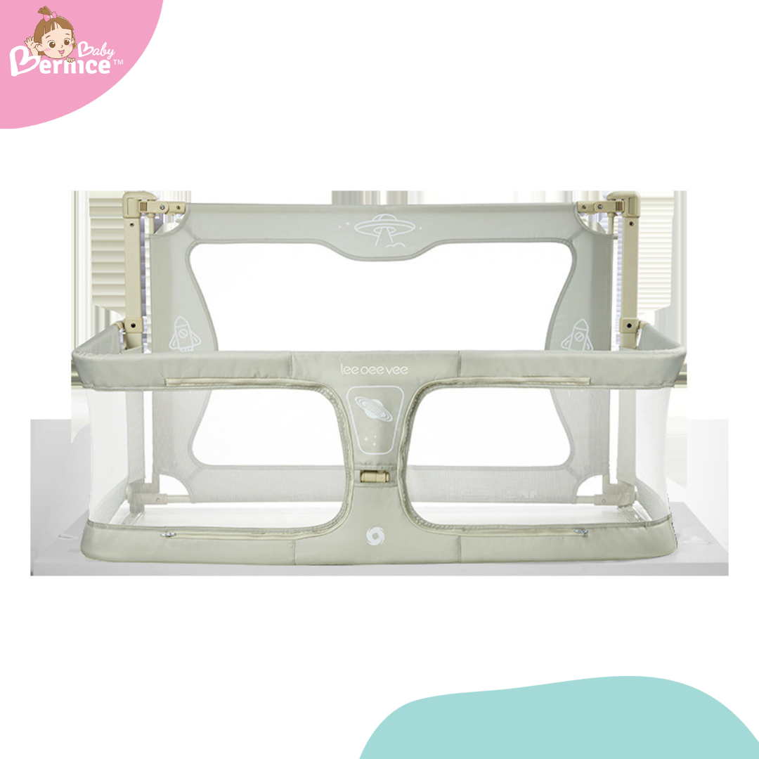 Baby Portable Rail Guard - 3 in 1 Baby Bed Guardrail Crib  L 120cm W 50cm H 42cm (Baby front guard) H 70cm (from bed bottom to the top)   Age : 0-36 Months for the cot 0-72months for the bed fence