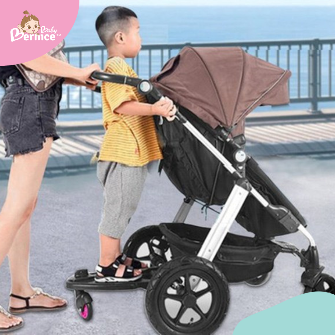 Standing board for clearance buggy