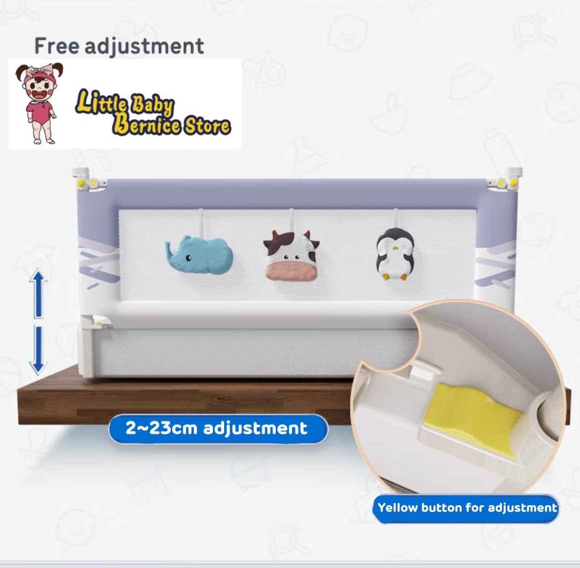 [5th Gen] Baby Bed Fence