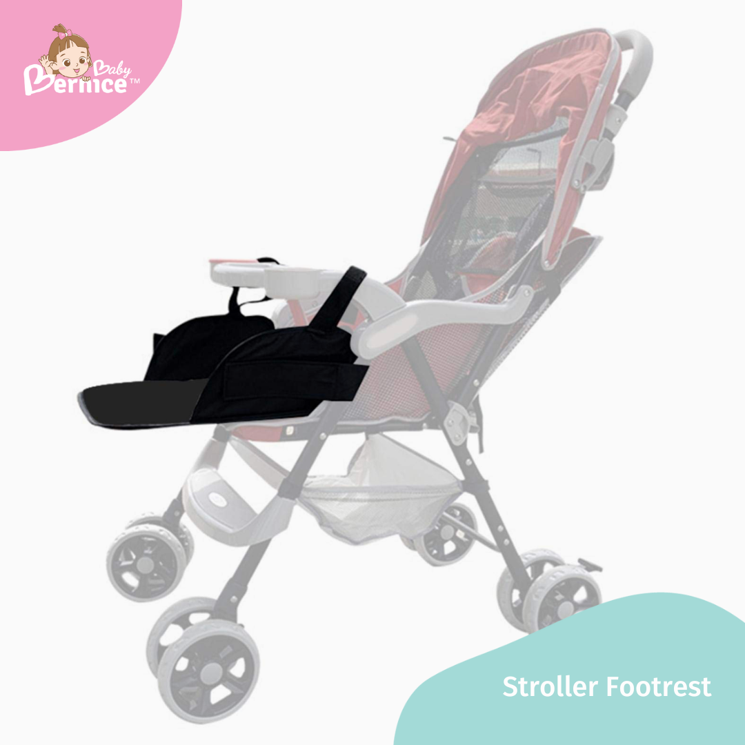 Stroller footrest extension