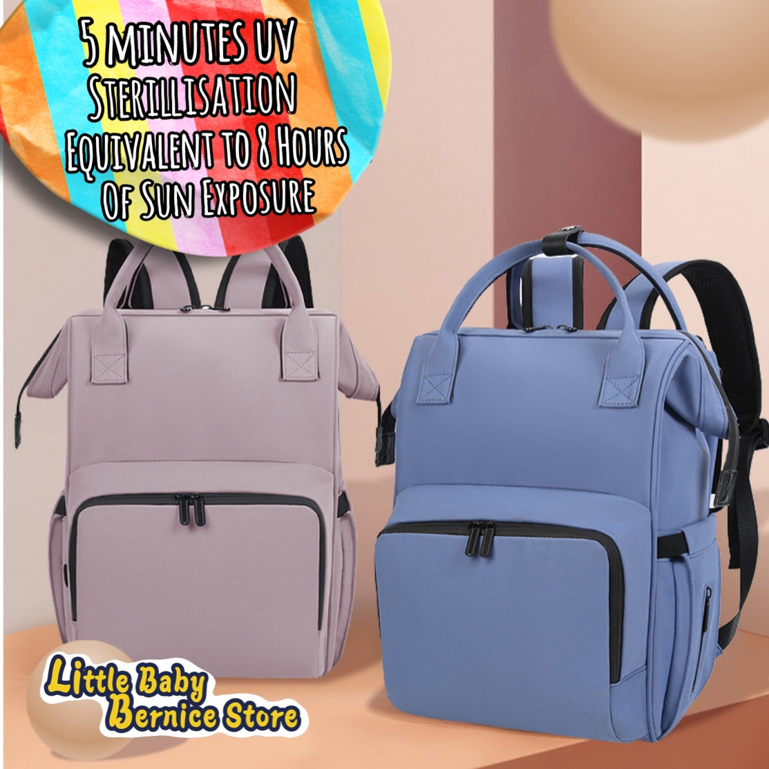 UV Sterilizer Diaper Bag