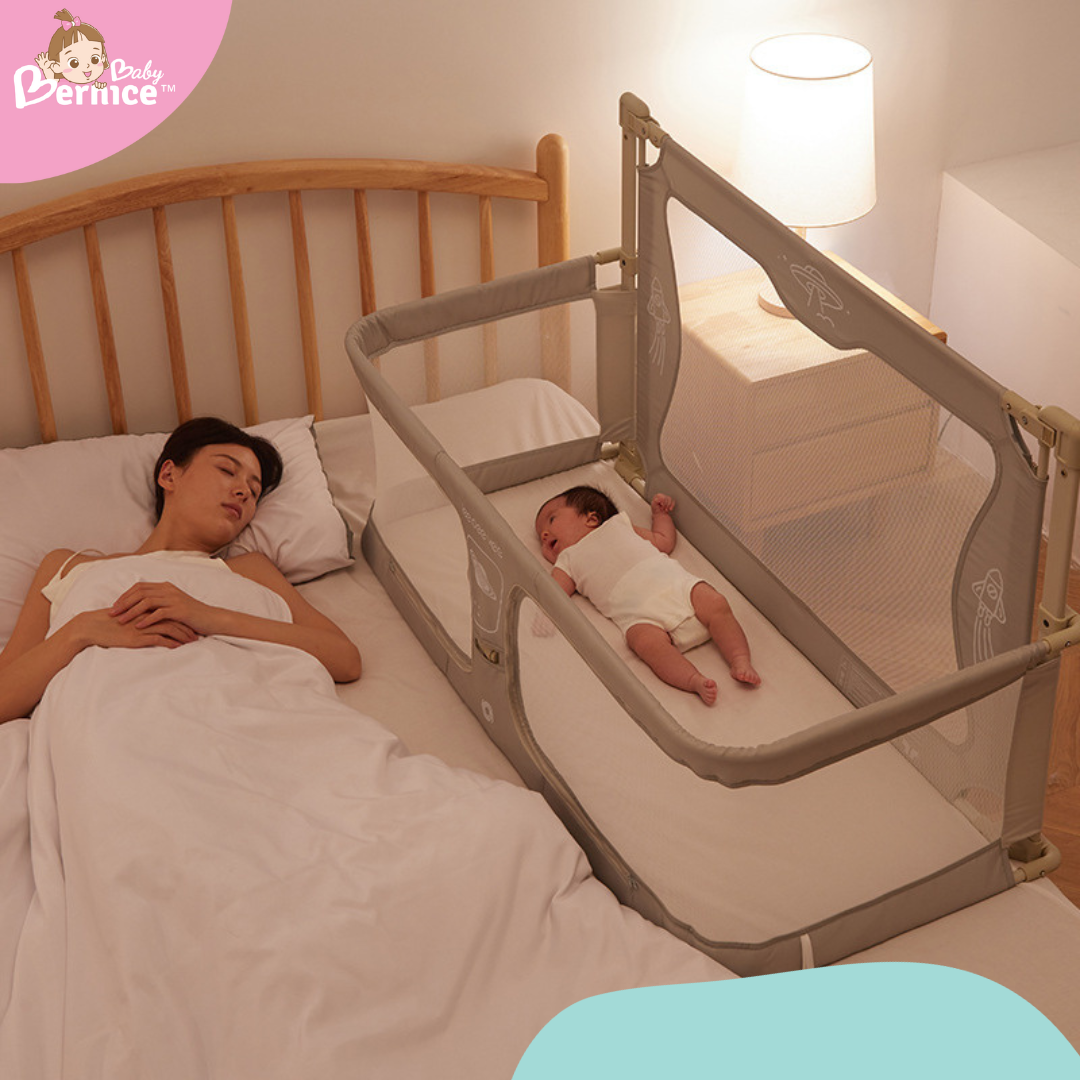 Baby Portable Rail Guard - 3 in 1 Baby Bed Guardrail Crib  L 120cm W 50cm H 42cm (Baby front guard) H 70cm (from bed bottom to the top)   Age : 0-36 Months for the cot 0-72months for the bed fence