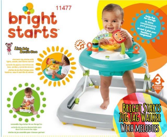 BRIGHTSTARTS ZIG ZAG WALKER